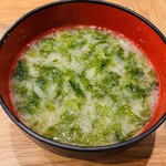 寿司 潮騒 - 味噌汁