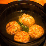 西中洲 お茶屋ＢＡＲ 六馬 - 明石焼き風六馬椀