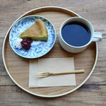 鮨喫茶 すすす - 抹茶チーズケーキ◯
