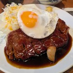 大阪トンテキ - トンテキ定食+目玉焼き