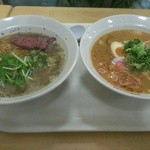 ポッポ - ロービー麺と海老味噌麺