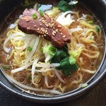 Chuukaryouri Panda - ランチセットにはミニラーメンも付いています。