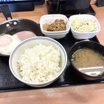 吉野家 - 料理写真:◉ ハムエッグ牛小鉢定食