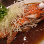 新中国料理 HARAKAWA - 金目鯛の蒸し物