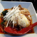 めだかタンタン - 鶏肉とキノコのピリ辛煮込み(3/2)