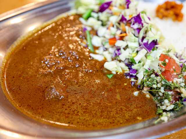 Pork Vindaloo Taberu Fukudaitoryo restaurant in Tokyo, Japan