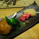 いろり庵 然 - 国産牛と季節野菜囲炉裏焼き
