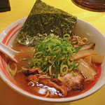 らーめん研究所 - らーめん研究所（塩・並盛750円/3番・豚骨+魚介スープ）