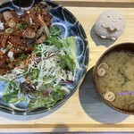 食堂 勿ノ怪 - ジンギスカン焼肉定食。
