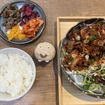 食堂 勿ノ怪 - ジンギスカン焼肉定食。