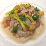 アベー - ガスエビ 鱒の卵 サラダ仕立て