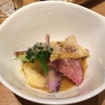 A Bee - 野菜のブレゼ、ヘーゼルナッツのラペ