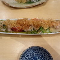 旬草 弥ひろ - 15.2　焼き蟹と筍のサラダ