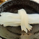鮨 銀座 おのでら - (2015.2) イカソーメンに