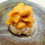 鮨 銀座 おのでら - (2015.2) 北海道浜中のウニ