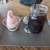 SUGAR HILL CAFE - つつじソフトとアイスコーヒー