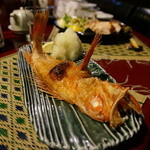 地雷也 - キンキの炭火焼