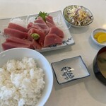 しぶき亭 - 本マグロ大トロ定食