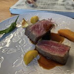 寿司ビストロ 禅 - コースのお肉