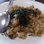 支那そば 佐川 - 半チャーハンというより焼きめし