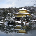 豆政　 - 雪の金閣寺