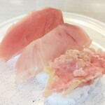 はま寿司 - 料理写真:まぐろ三種盛り 176円