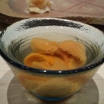 すし匠 - 塩水うに・・・。根室産