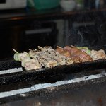 炭火焼 鳥つね - 焼き場