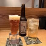 食堂 せざき - 乾杯♪ガージェリービールと角ハイボール