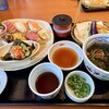 和食さと - にぎり寿司＋温蕎麦＋天ぷらのセット
