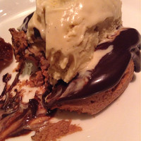 BLT STEAK  ROPPONGI - Peanut butter mousse with banana ice cream 