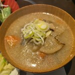 口福屋 しずく - 具沢山の味噌汁