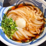 麦笑 - 温玉ぶっかけ 冷並　卓上の天かすﾄｯﾋﾟﾝｸﾞ
