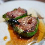 鳥茂 - ピーマン肉詰め