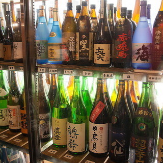 厳選された日本酒・焼酎