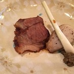 イノシシ２品目は、ロースの部分