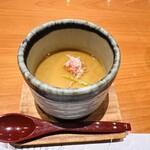 日本料理 松江 和らく - かに味噌茶碗蒸し
