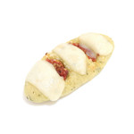 パンデュース - 美味しいセミドライトマトとモッツァレラをのせたバジルのフォカッチャ (160円) '15 2月中旬
