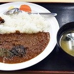 Matsuya - 麻婆カレー・味噌汁付