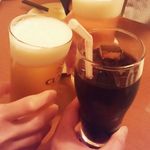 ビストロ ナチュレ - aomayuさん いづ麦酒さんはサッポロクラシック 私はアイスコーヒーで乾杯 2015/02