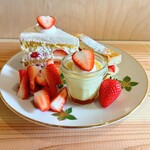 カフェ フラガリア - 横からの図