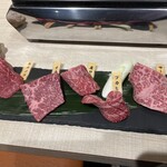 尾崎牛 丸子屋 - 尾崎牛五種盛り