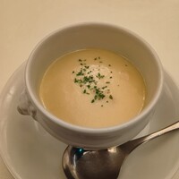 銀座あしべ - 蕪のポタージュスープ