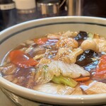 さんぽう亭 - 料理写真:テカテカに輝く五目餡♪