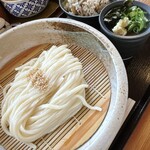 饂飩 梵蔵 - ざるうどん+とりごぼう飯セット