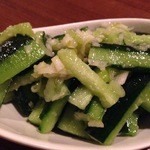 キュウリの中華和え物