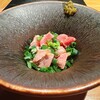 焼鳥 なか川 - 料理写真:黒さつま鶏のタタキ