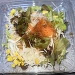 セイコーマート - サラダ フタ取ったところ