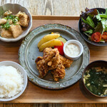 Miyama Cafe PUUT - 【ランチ】若鶏の唐揚げ定食