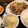 玉仙楼 - 豚モツ炒め定食：¥700